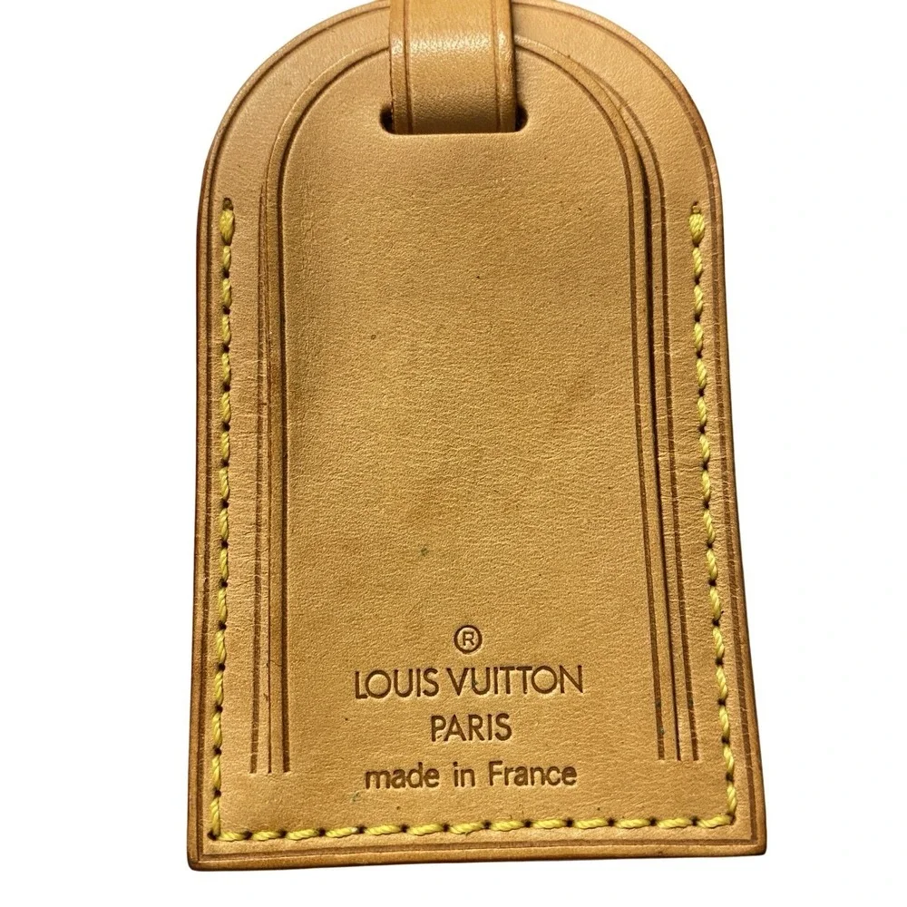 Authentic Louis Vuitton Luggage‎ Tag Excellent Condition